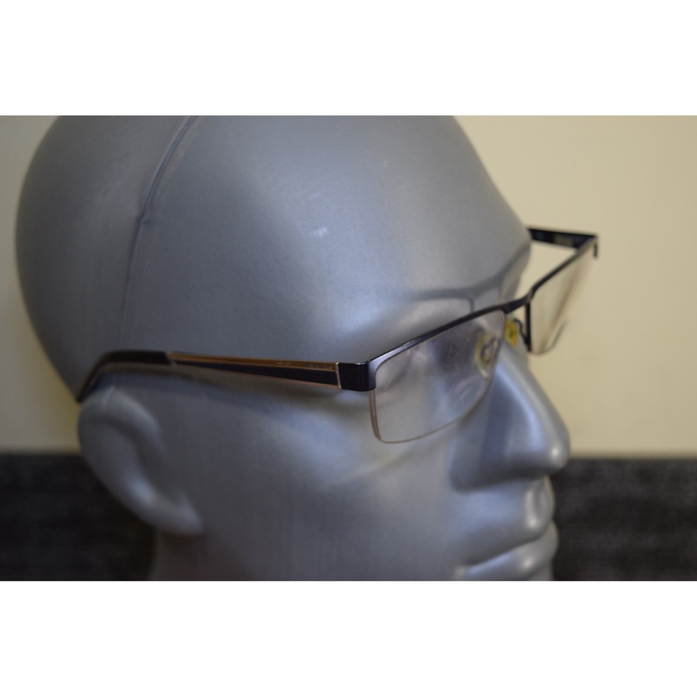 Jaguar 33062 310 57-16-140 Half-Rim Eyeglasses Menrad 37 Germany Blue